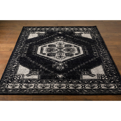 Zahra Rug - 30193 by Surya in cream, black. Made from 100% wool in a unique style.