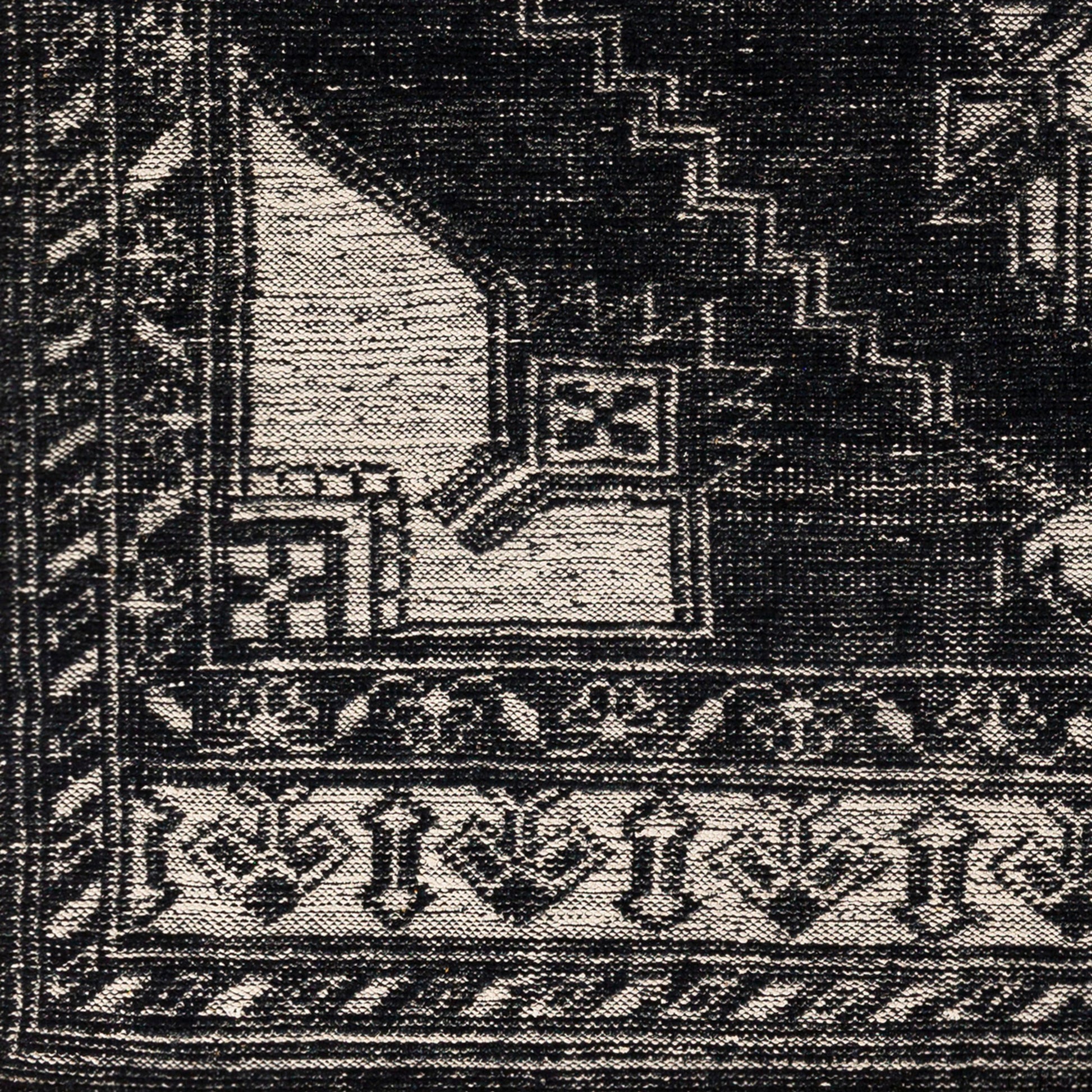 Zahra Rug - 30193 by Surya in cream, black. Made from 100% wool in a unique style.