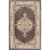 Brown, Medium Gray, Charcoal, Slate, Dark Brown, Light Gray / 2' x 3'