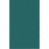 Teal, Black / 8' x 11'