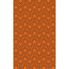 Burnt Orange, Black / 2' x 3'