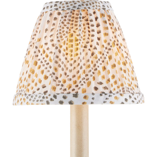 Lenore Tapered Chandelier Shade by Currey and Company. Made from cotton in a cottage & farmhouse style.