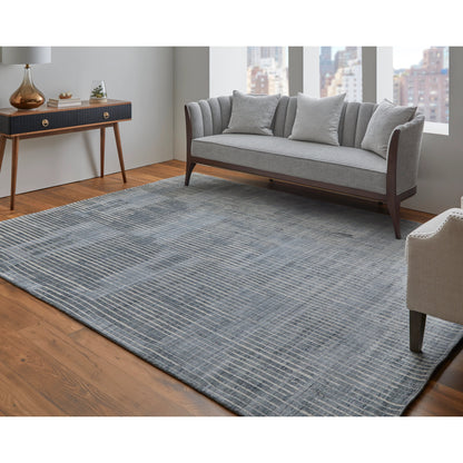 Eastfield Rug - 69AHF by Feizy in blue, ivory, gray. Made from wool, viscose in a unique style.