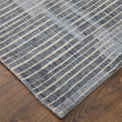 Eastfield Rug - 69AHF by Feizy in blue, ivory, gray. Made from wool, viscose in a unique style.