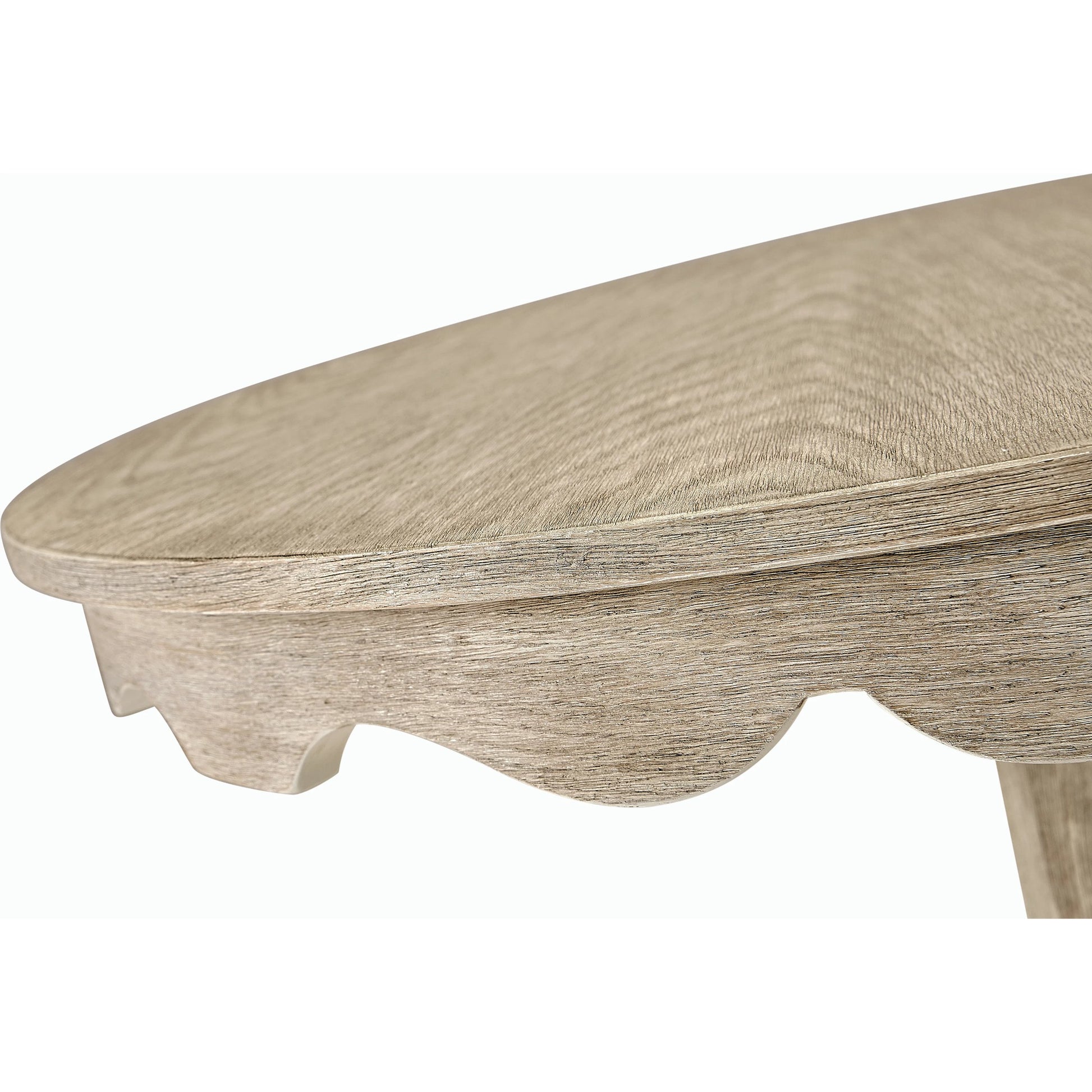 William Yeoward Overbury Breakfast Table by Jonathan Charles in grey and greyed oak. Made from oak in a cottage & farmhouse style.