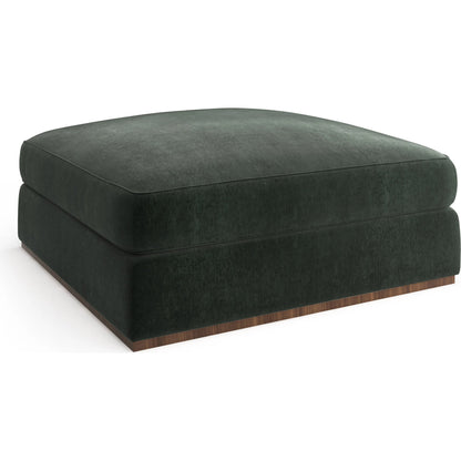 Bello Ottoman by Caracole in retro walnut. Made from unique in a eclectic & global style.