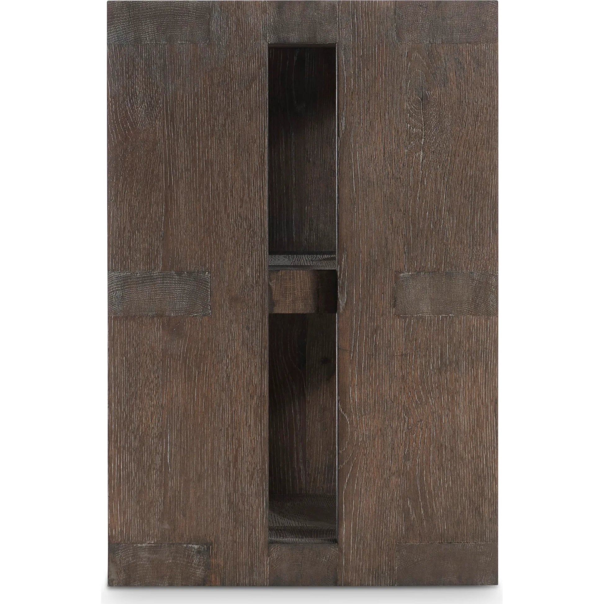 Outline Shelf Console Table by Bernhardt in cassel. Made from wood in a transitional style.
