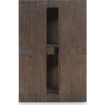 Outline Shelf Console Table by Bernhardt in cassel. Made from wood in a transitional style.