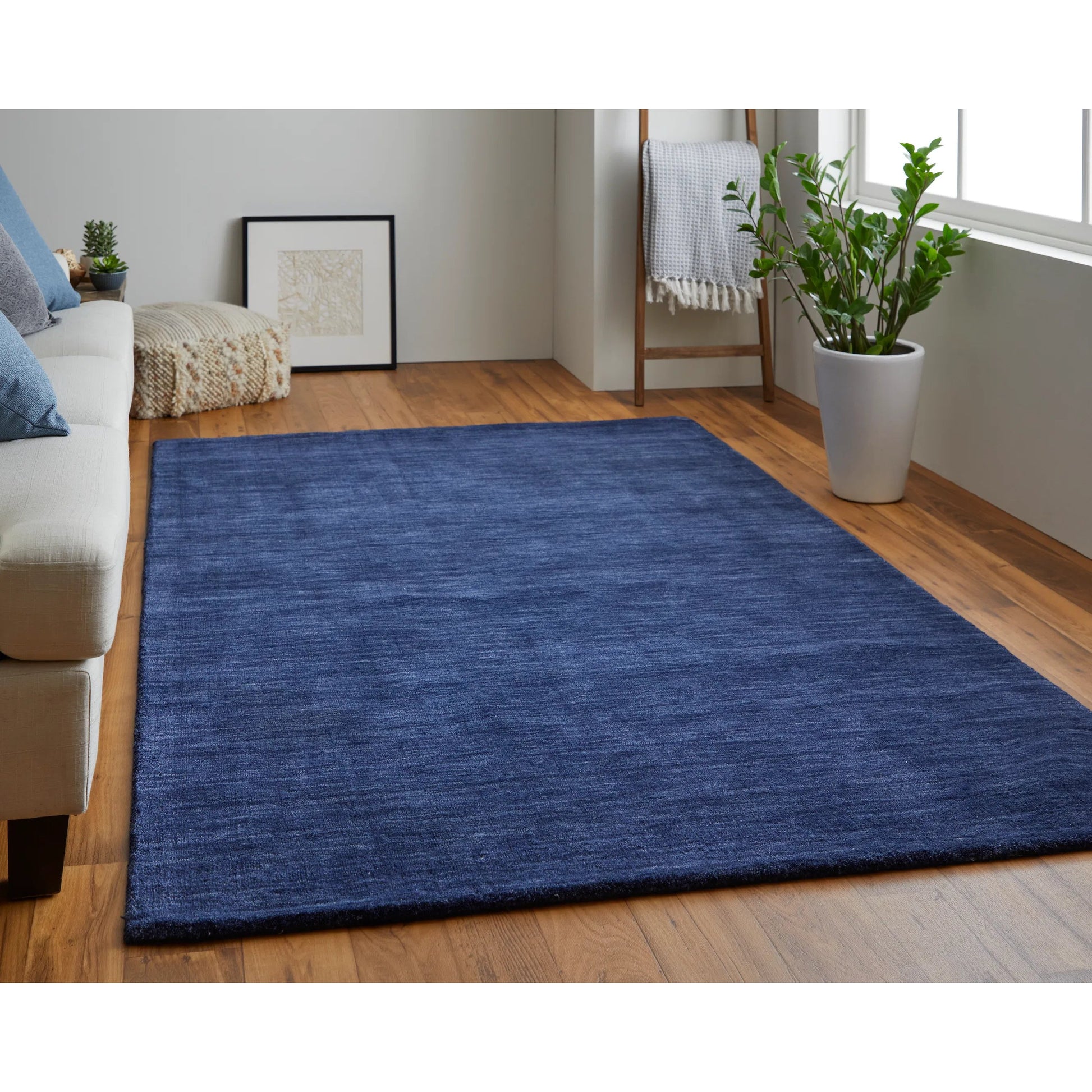 Luna Solid Rug - 8049F by Feizy. Made from wool in a unique style.