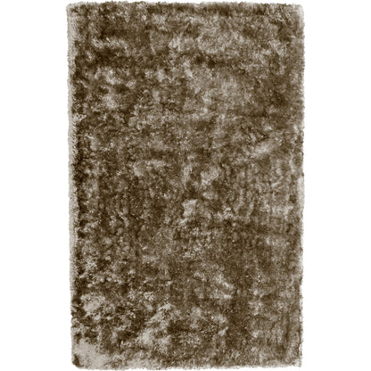 Blunham Solid Rug - 4116F by Feizy in gold, green. Made from polyester, cotton in a unique style.