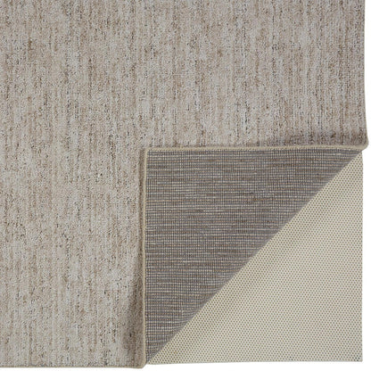 Delino Transitional Solid Rug - 6701F by Feizy in taupe. Made from viscose, wool in a unique style.
