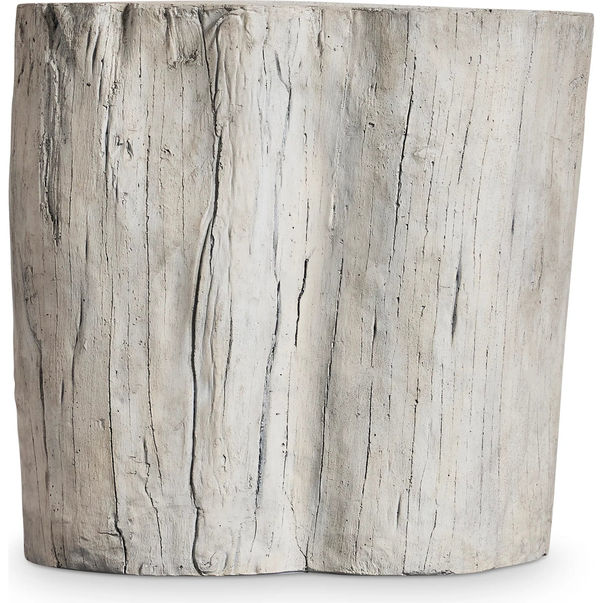 Bois Side Table by Bernhardt in beige, tan. Made from resin in a unique style.