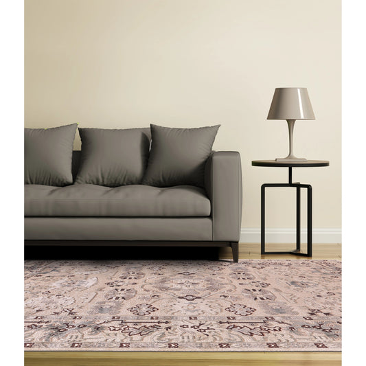 Soho Zam Transitional Oriental Rug - I3075 by Feizy in gray. Made from viscose in a unique style.
