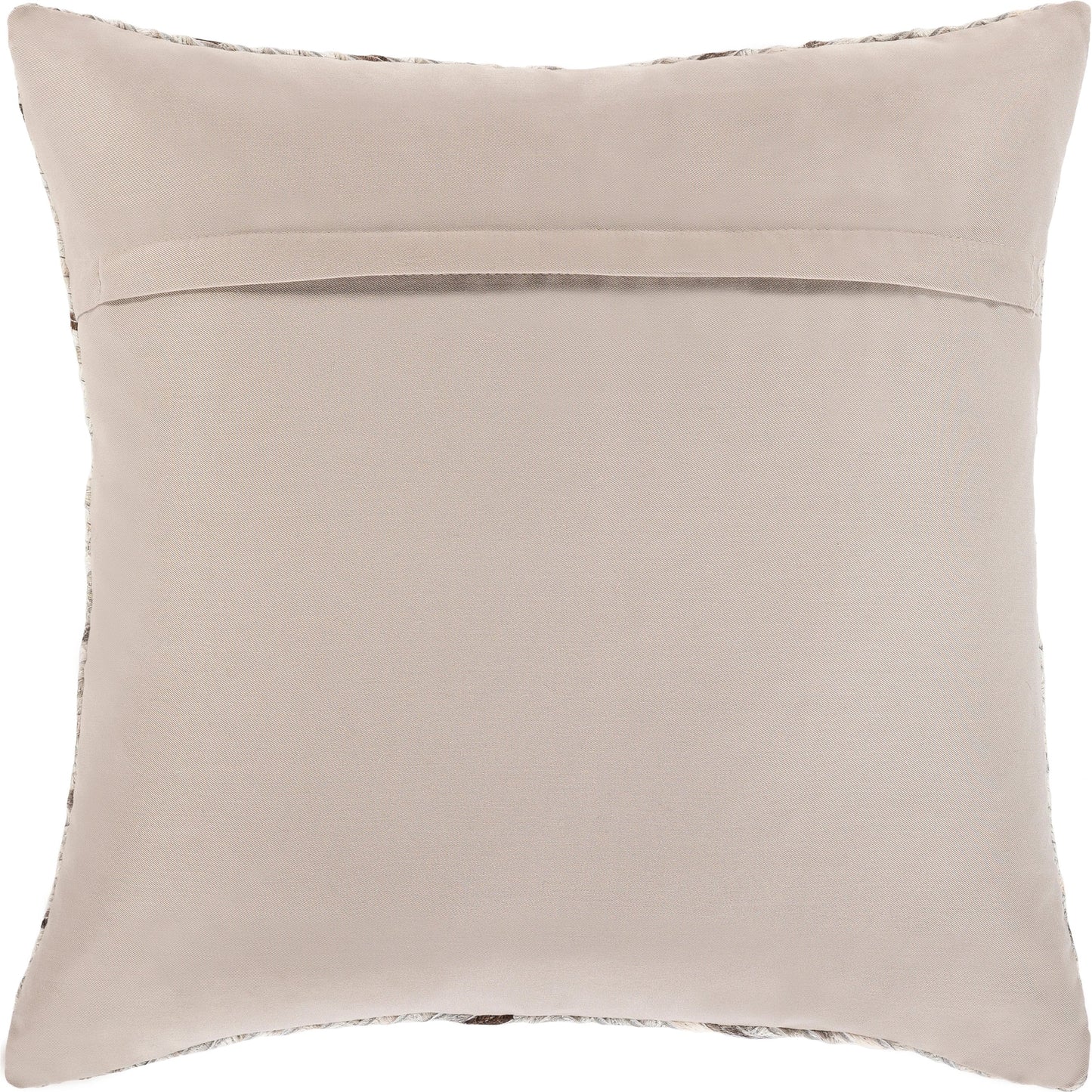 003 SI-1893913,SI-1893914 | Additional Silo | Zander Pillow - 7713 by Surya in dark brown, medium gray. Made from 100% hair on hide, 80% polyester, 20% cotton in a transitional style.