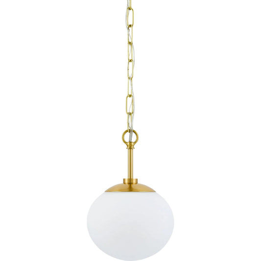 Zariene Pendant by Surya in brass. Made from iron, glass in a modern style.