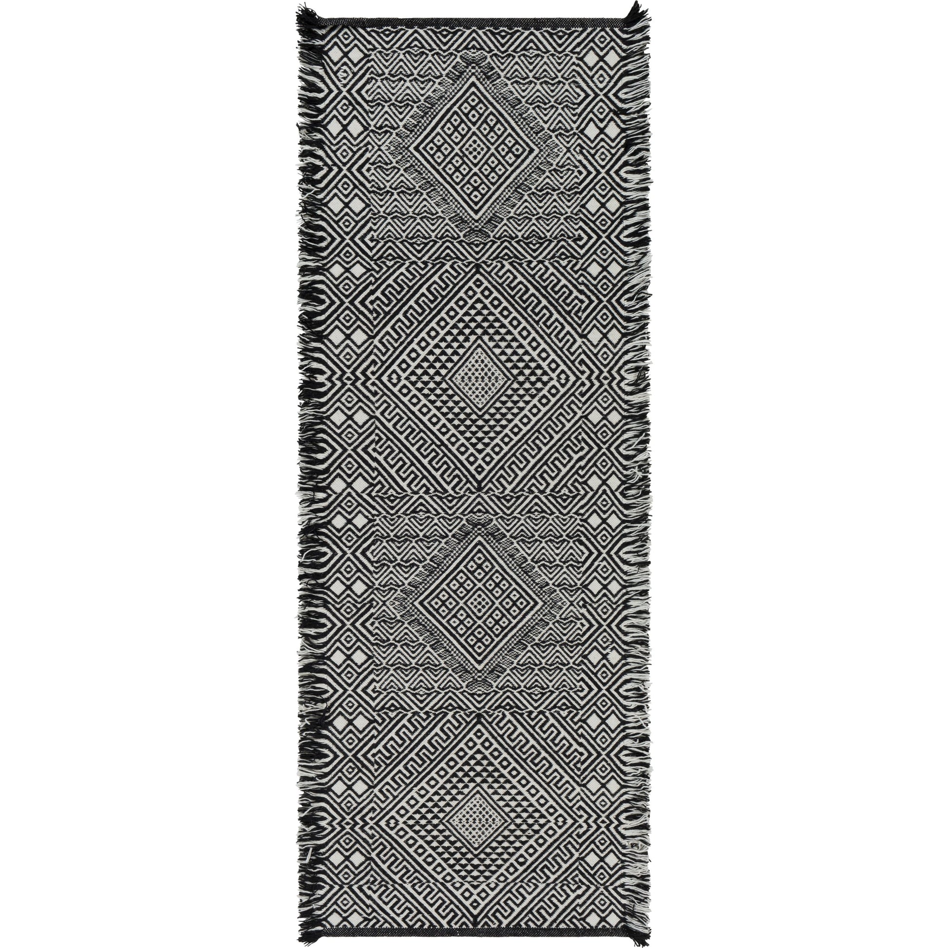 Zanafi ZNF-2303 Indoor/Outdoor Rug by Surya in black, ivory. Made from 100% wool in a unique style.