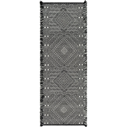 Zanafi ZNF-2303 Indoor/Outdoor Rug by Surya in black, ivory. Made from 100% wool in a unique style.