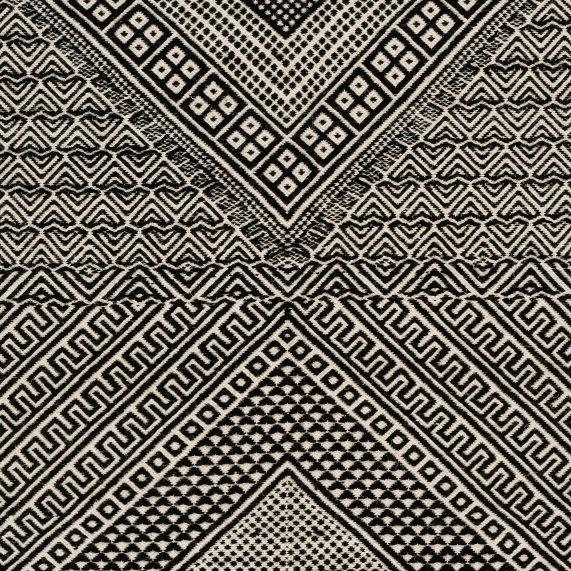 Zanafi ZNF-2303 Indoor/Outdoor Rug by Surya in black, ivory. Made from 100% wool in a unique style.