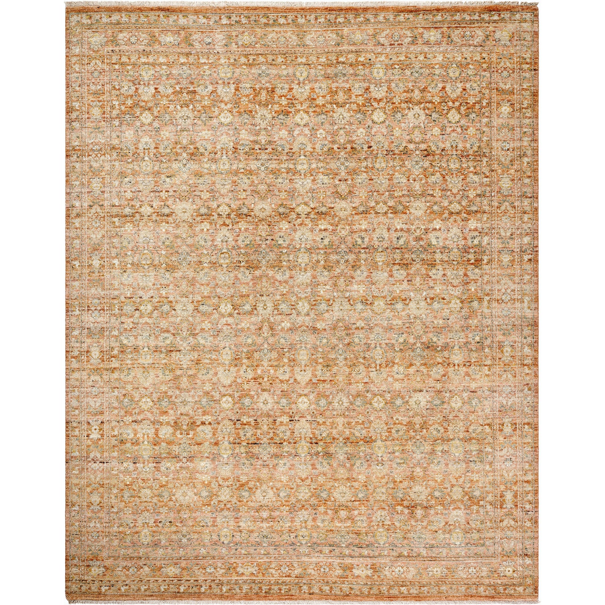 Zeenat Rug - 540810 by Surya in burnt sienna, sandstone, ivory, sage, taupe. Made from wool in a unique style.