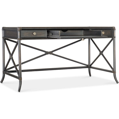 Retreat Pole Rattan Writing Desk by Hooker Furniture. Made from oak, maple veneers, rope in a cottage & farmhouse style.