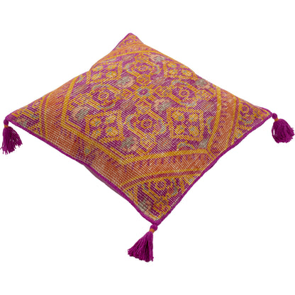 Zahra Pillow - 10499 by Surya. Made from front: 100% wool, back: 100% cotton in a eclectic & global style.