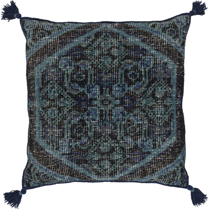 Zahra Pillow - 10499 by Surya. Made from front: 100% wool, back: 100% cotton in a eclectic & global style.