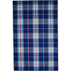 Blue, Pink, White / 5' x 8'