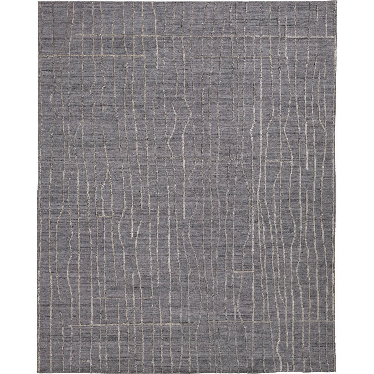 001 SI-2158978,SI-2158979,SI-2158980,SI-2158981,SI-2158982,SI-2159167,SI-2159168 | Primary Silo | Haverhill Transitional Solid Rug - T07T8000 by Thom Felicia by Feizy Rugs in gray, silver. Made from viscose, wool in a unique style.