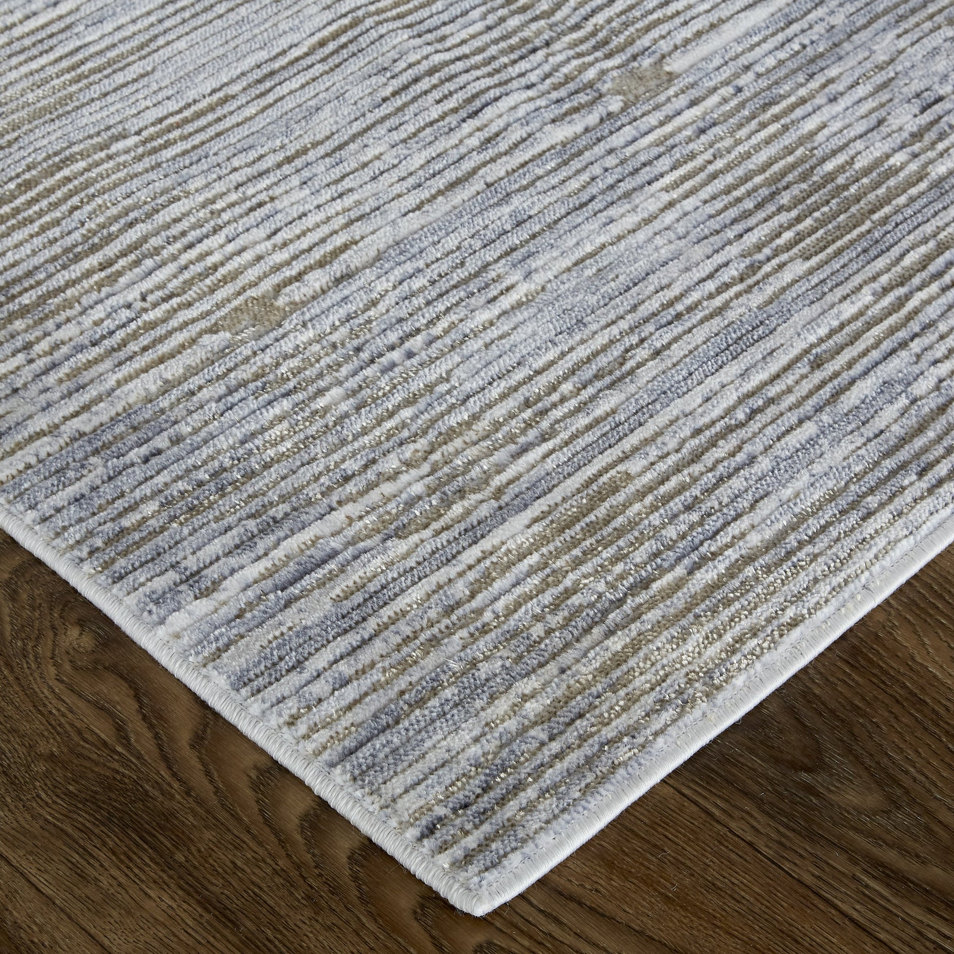 Laina Transitional Rug - 39GAF by Feizy in taupe, silver, tan. Made from unique in a unique style.