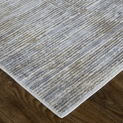 Laina Transitional Rug - 39GAF by Feizy in taupe, silver, tan. Made from unique in a unique style.