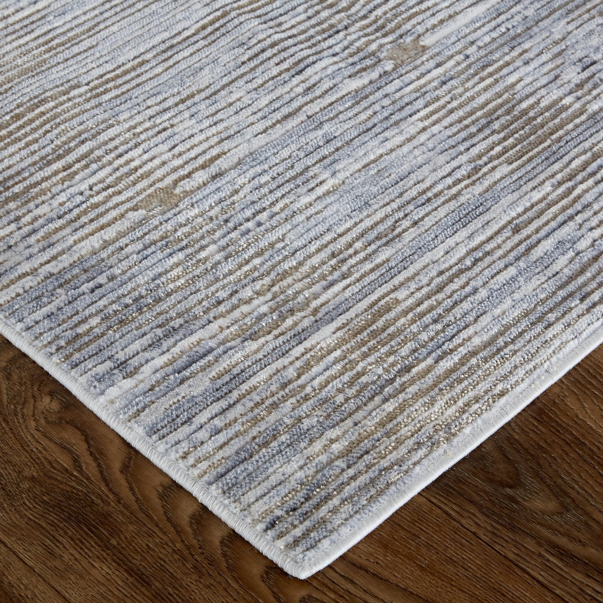 Laina Transitional Rug - 39GAF by Feizy in taupe, silver, tan. Made from unique in a unique style.