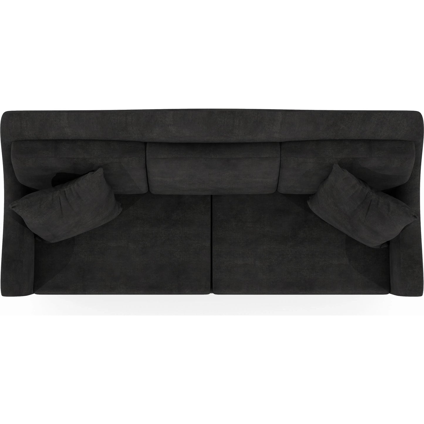 005 SI-2334453 | Additional Silo | Magritte Sofa by A.R.T. Furniture in charcoal and napa mahogany. Made from rubberwood solids, foam, fabric, metal in a traditional style.