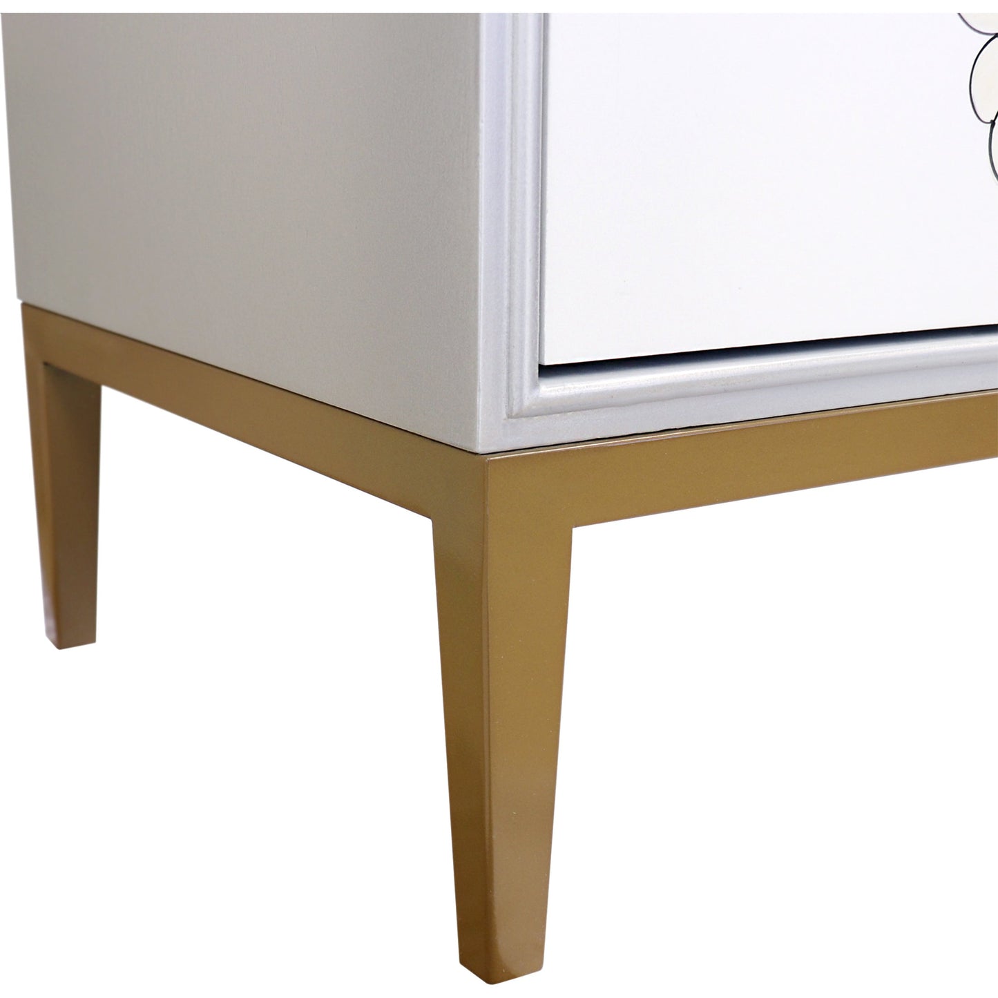 006 SI-1834210 | Closeup | Annabelle Sideboard by Pasargad Home in silver and silver. Made from unique in a transitional style.