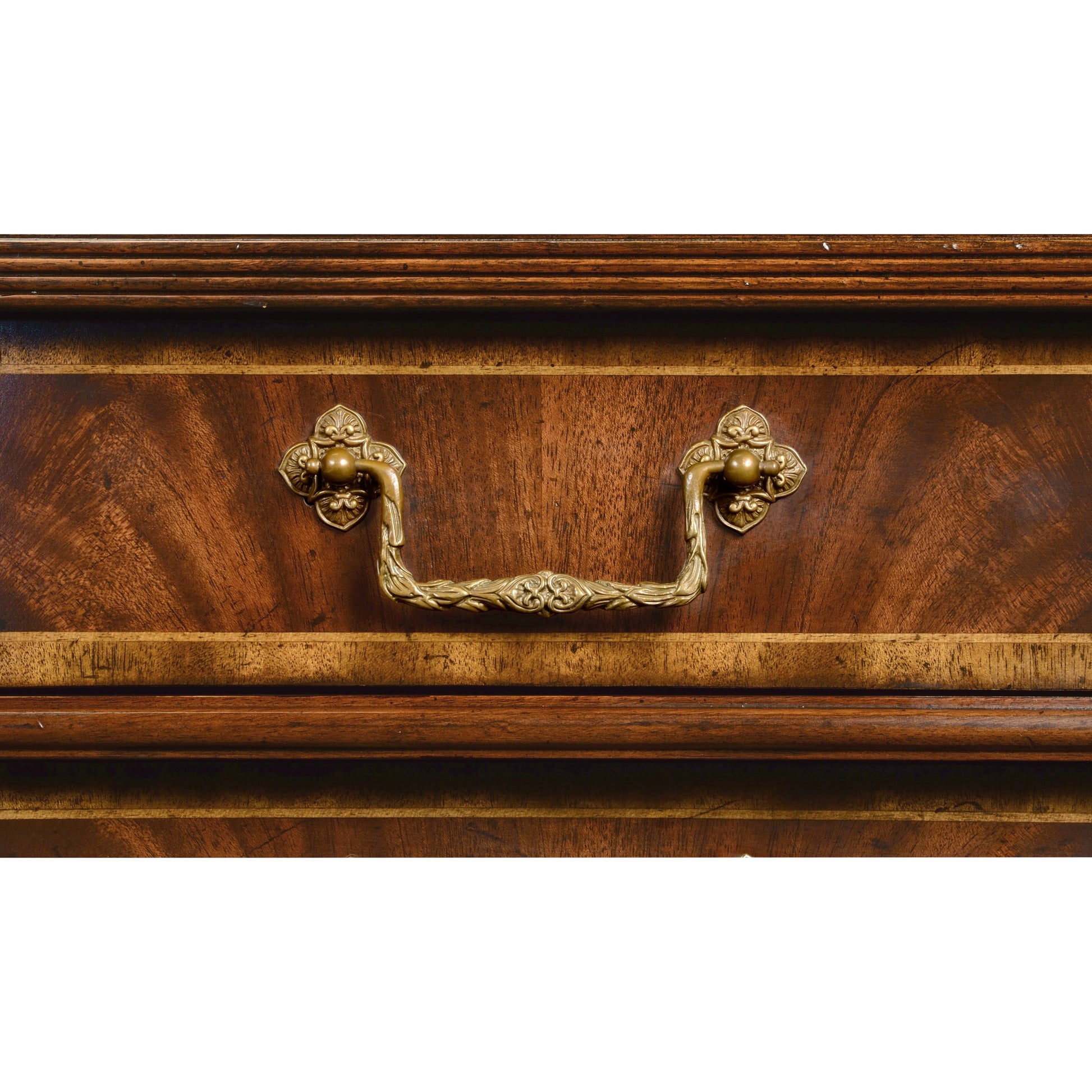 Buckingham Mahogany Chest of Drawers by Jonathan Charles in brown and medium antique mahogany. Made from acacia in a traditional style.