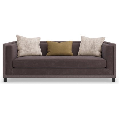 Tuxedo Sofa by Caracole in brushed deep bronze. Made from unique in a unique style.