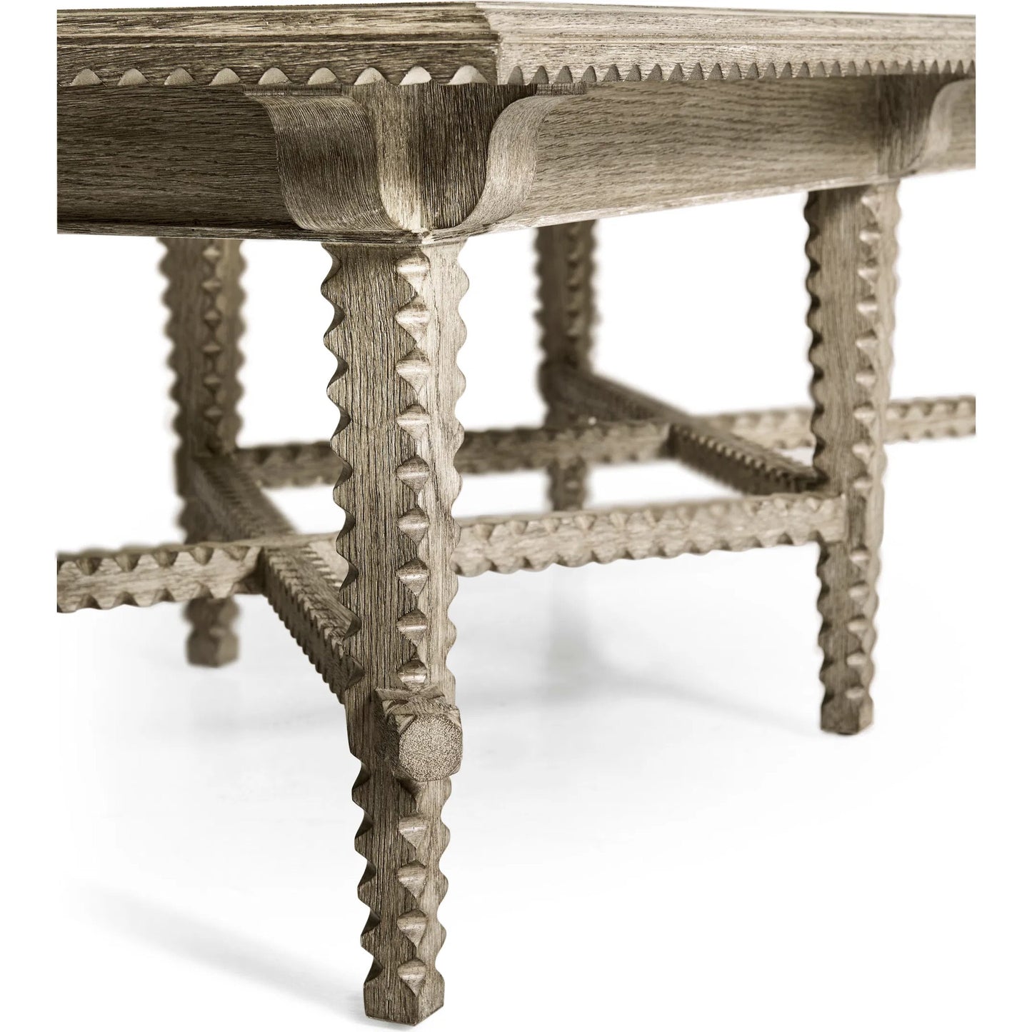 009 SI-2252696 | Closeup | Stratford Coffee Table by Jonathan Charles in grey and greyed oak. Made from oak, oak veneer in a transitional style.