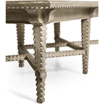 Stratford Coffee Table by Jonathan Charles in grey and greyed oak. Made from oak, oak veneer in a transitional style.