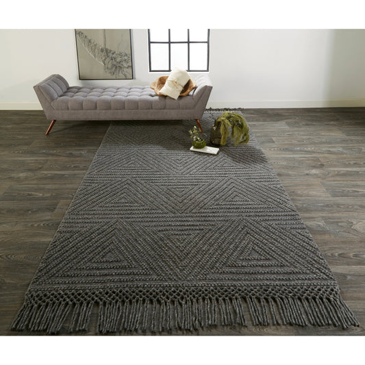 Phoenix Transitional Geometric Rug - 0810F by Feizy. Made from wool, polyester, nylon in a unique style.
