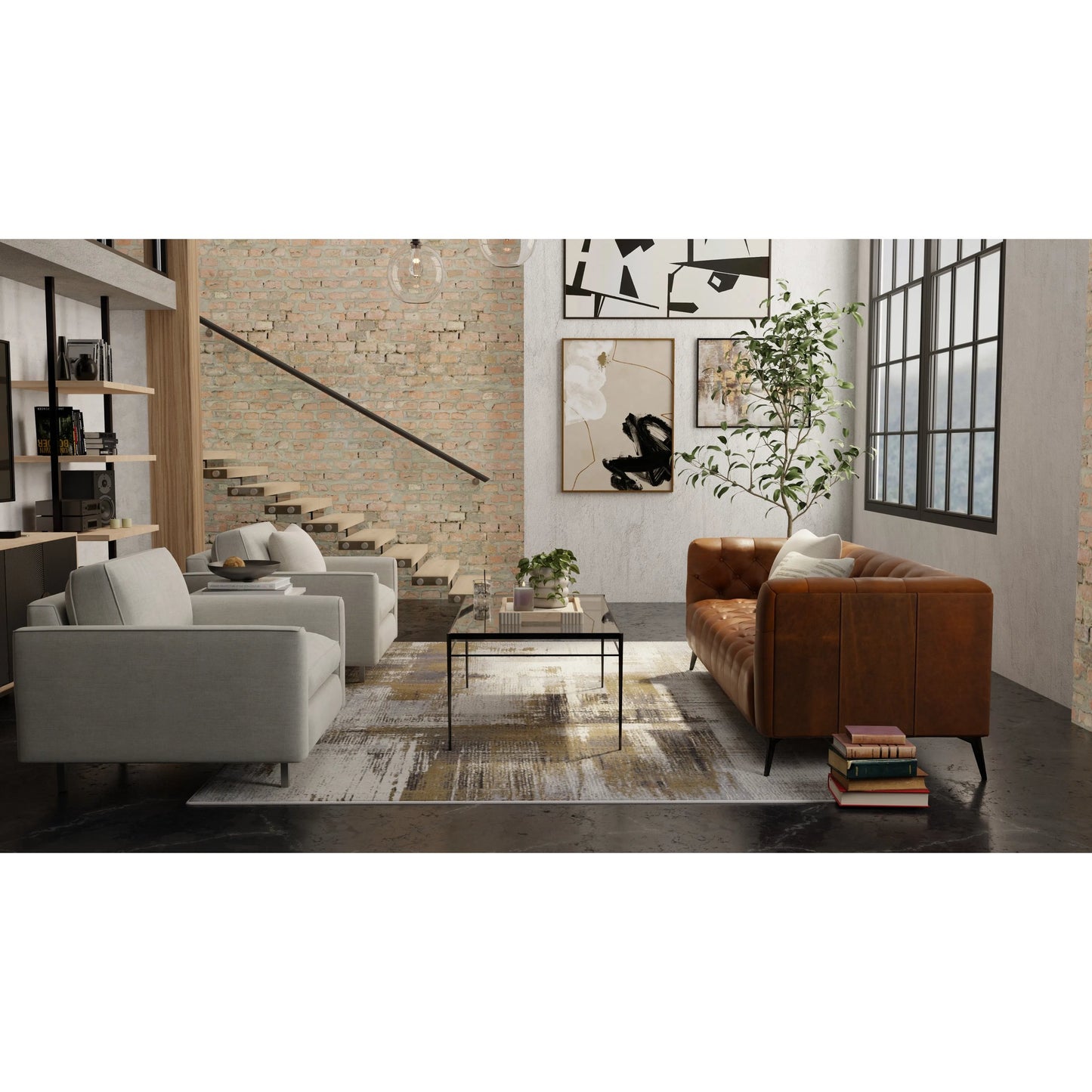 010 SI-2518381,SI-2518382 | Lifestyle | Mandana CME39LYF Rug by Feizy in brown, ivory. Made from polyester, polypropylene in a unique style.