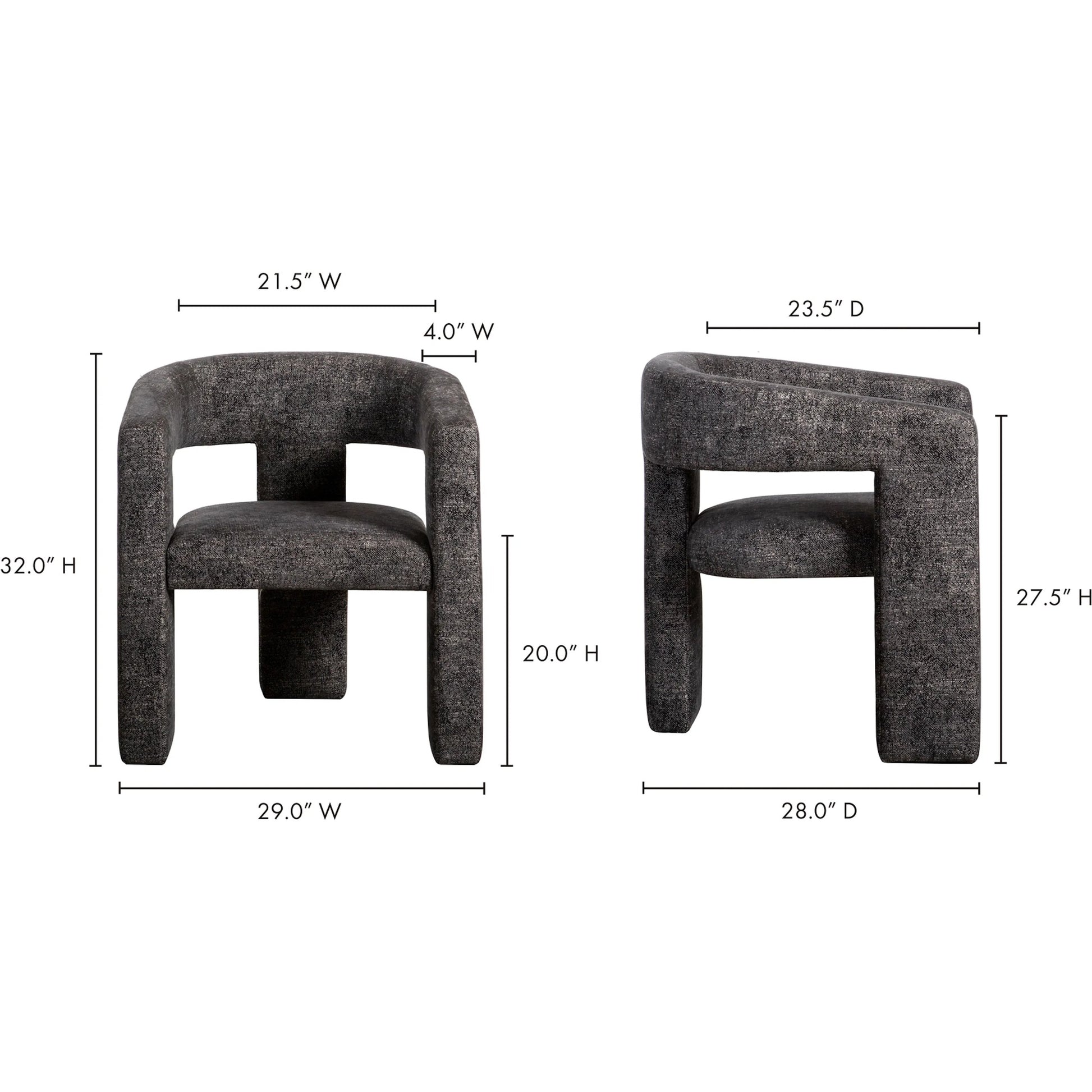 Elo Chair by Moe's Home Collection. Made from unique in a transitional style.