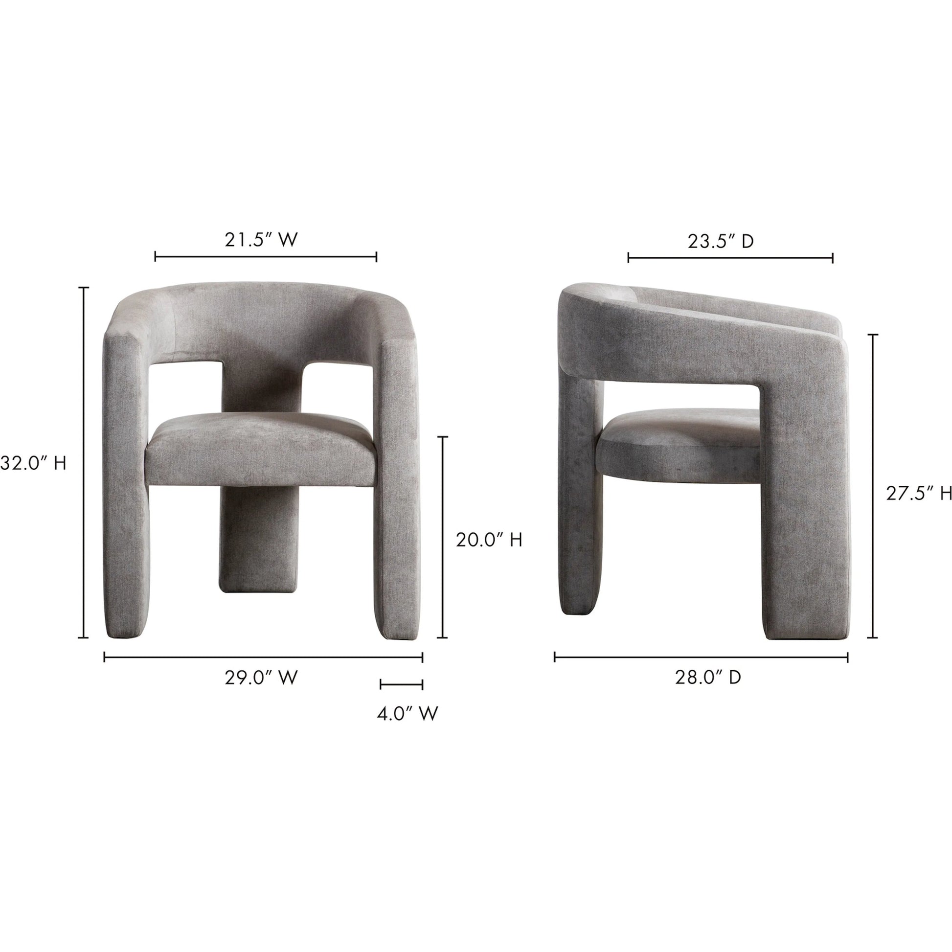 Elo Chair by Moe's Home Collection. Made from unique in a transitional style.