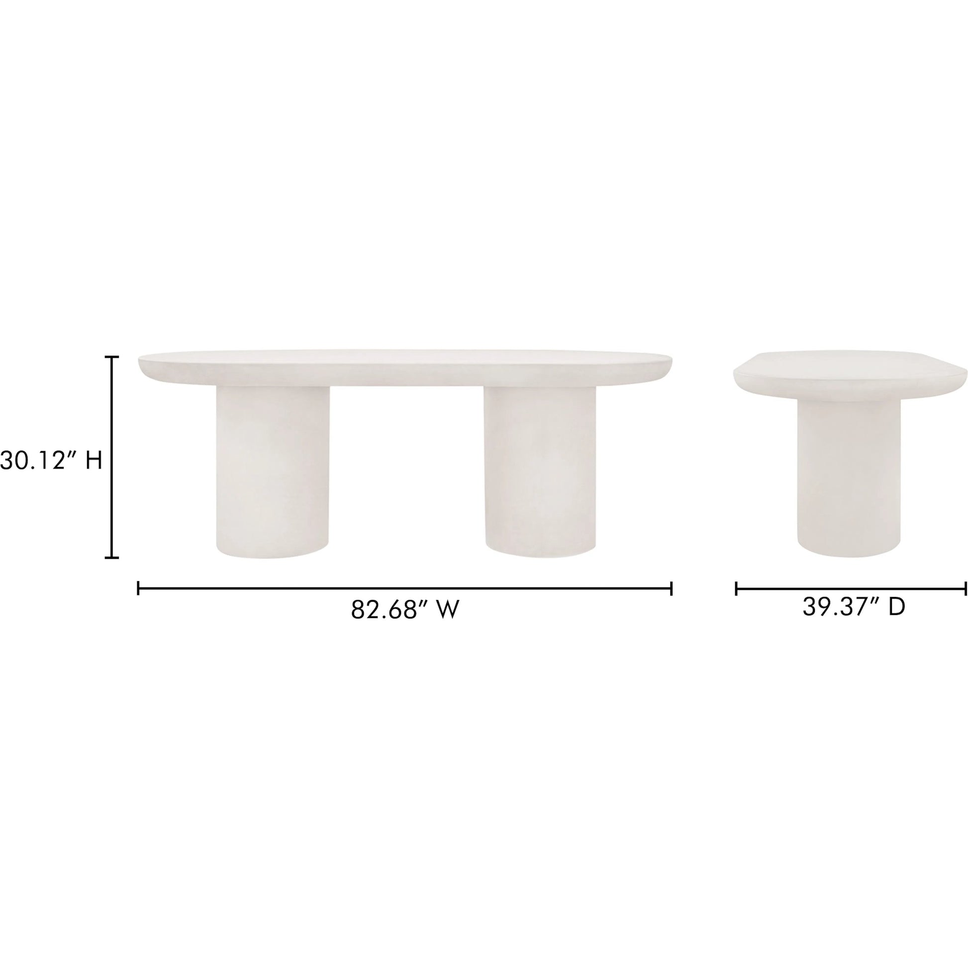 Rocca Dining Table by Moe's Home Collection. Made from unique in a modern style.