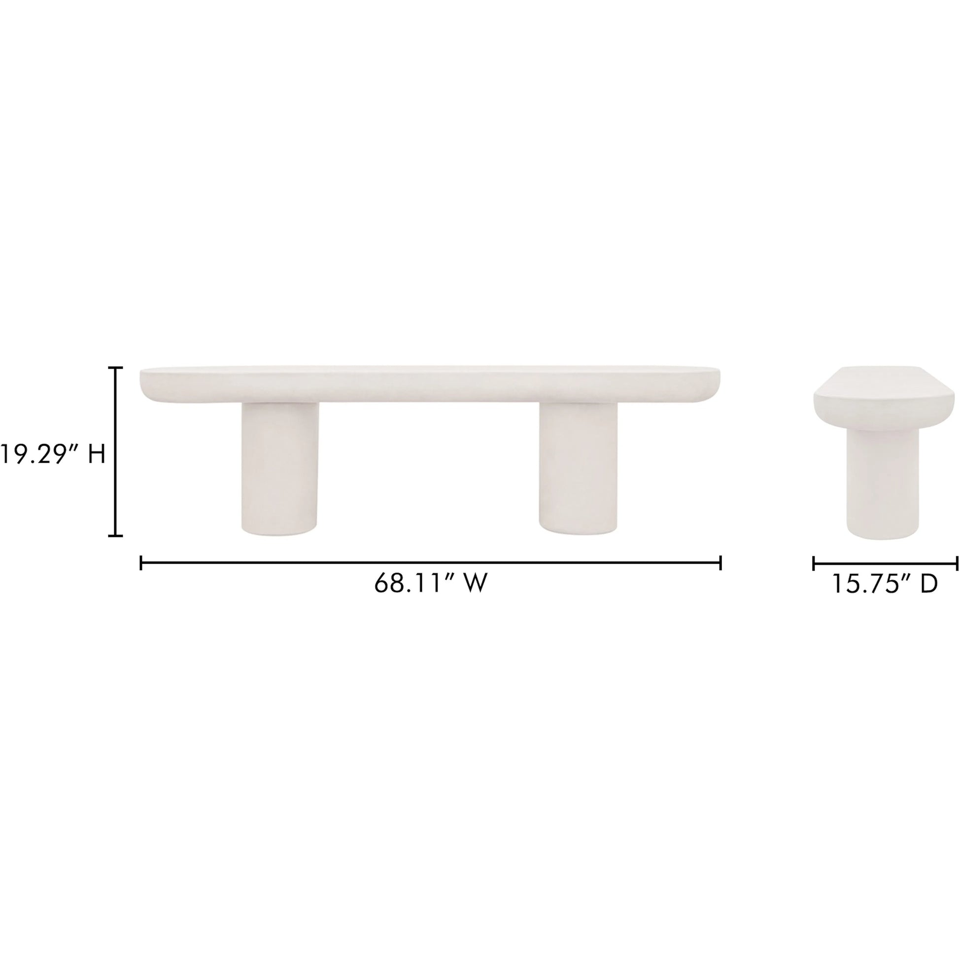 Rocca Bench by Moe's Home Collection. Made from unique in a modern style.