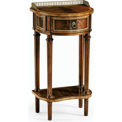 Buckingham Phone Table by Jonathan Charles in brown and medium antique mahogany. Made from mahogany in a traditional style.