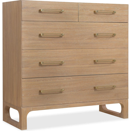 Banyon Bay Five Drawer Dresser by Hooker Furniture in light wood. Made from unique in a unique style.