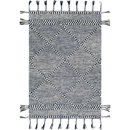 Zanafi Tassels Rug - 24568 by Surya. Made from 100% wool in a unique style.