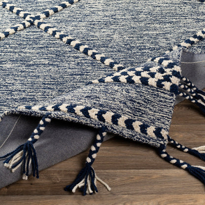 Zanafi Tassels Rug - 24568 by Surya. Made from 100% wool in a unique style.