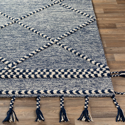 Zanafi Tassels Rug - 24568 by Surya. Made from 100% wool in a unique style.