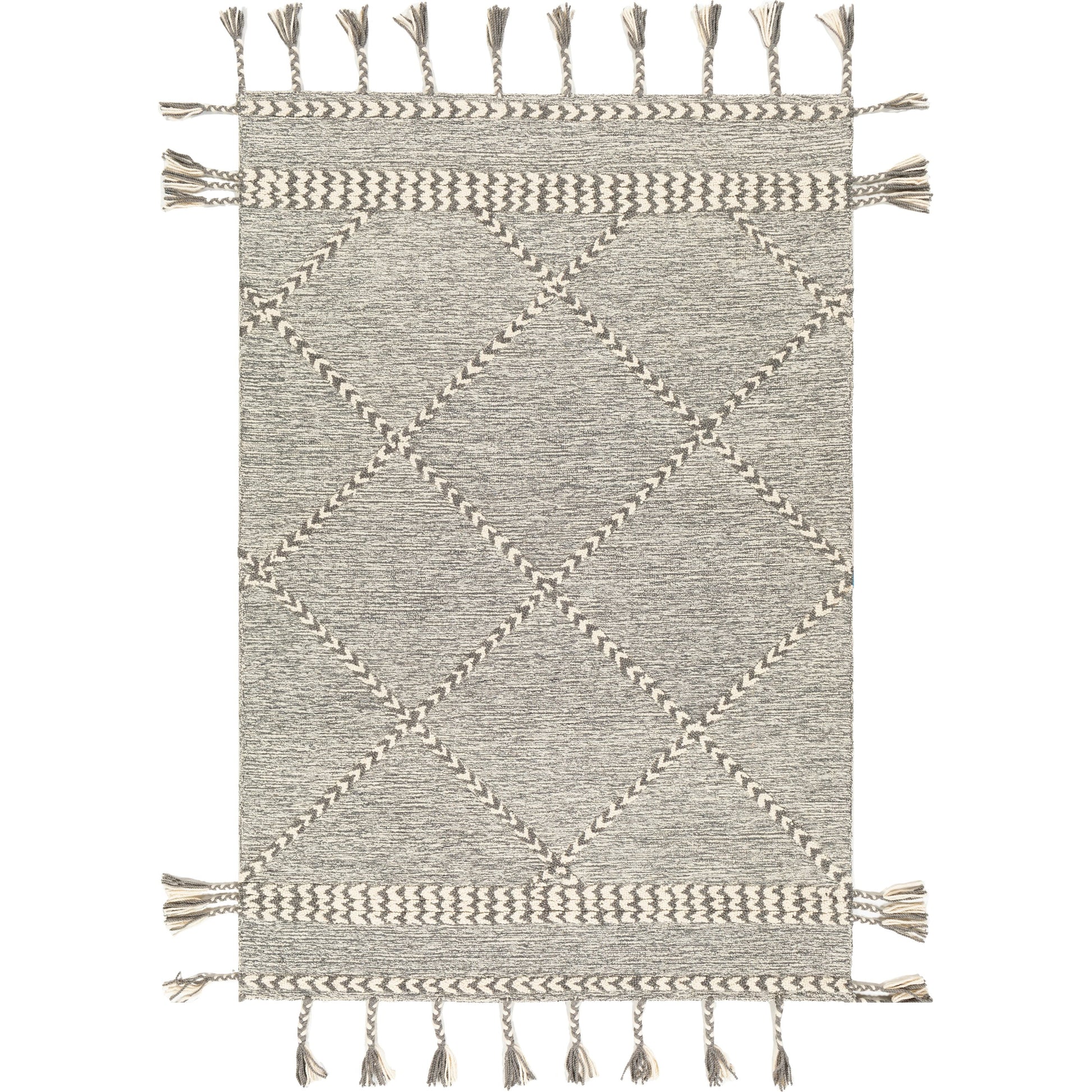 Zanafi Tassels Rug - 24568 by Surya. Made from 100% wool in a unique style.
