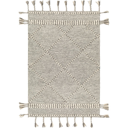 Zanafi Tassels Rug - 24568 by Surya. Made from 100% wool in a unique style.